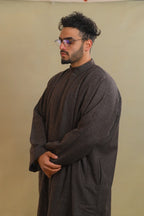 baraqah grey color men winter pheran 