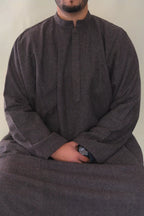 baraqah grey color men winter pheran 