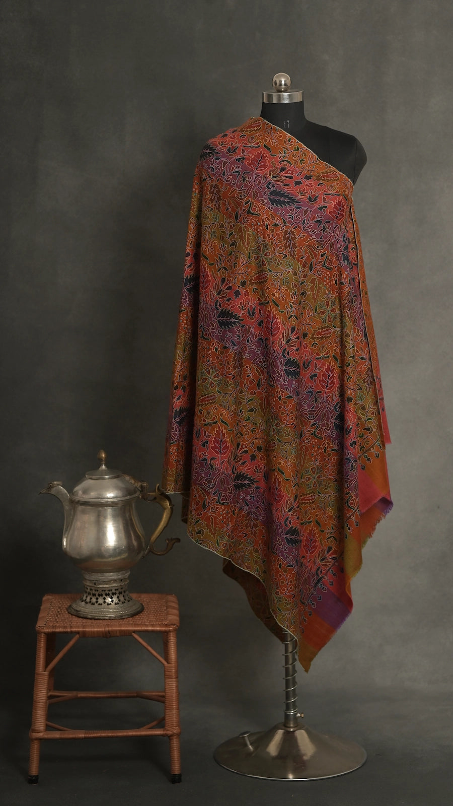 baraqah pure handmade pashmina shawl for women