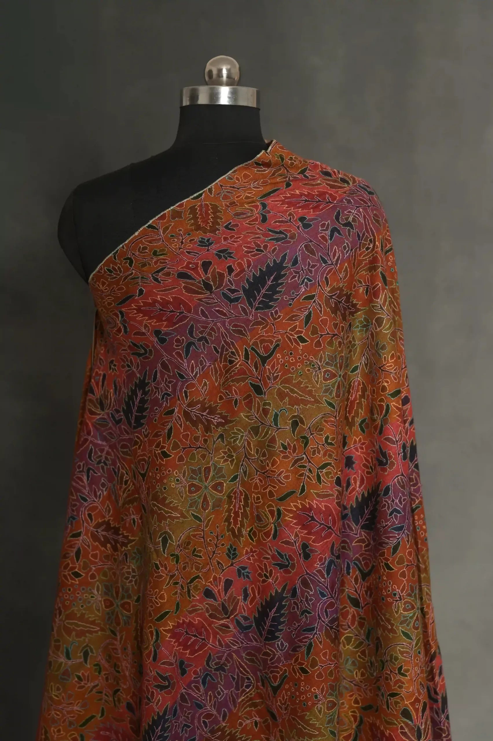 baraqah pure handmade pashmina shawl for women