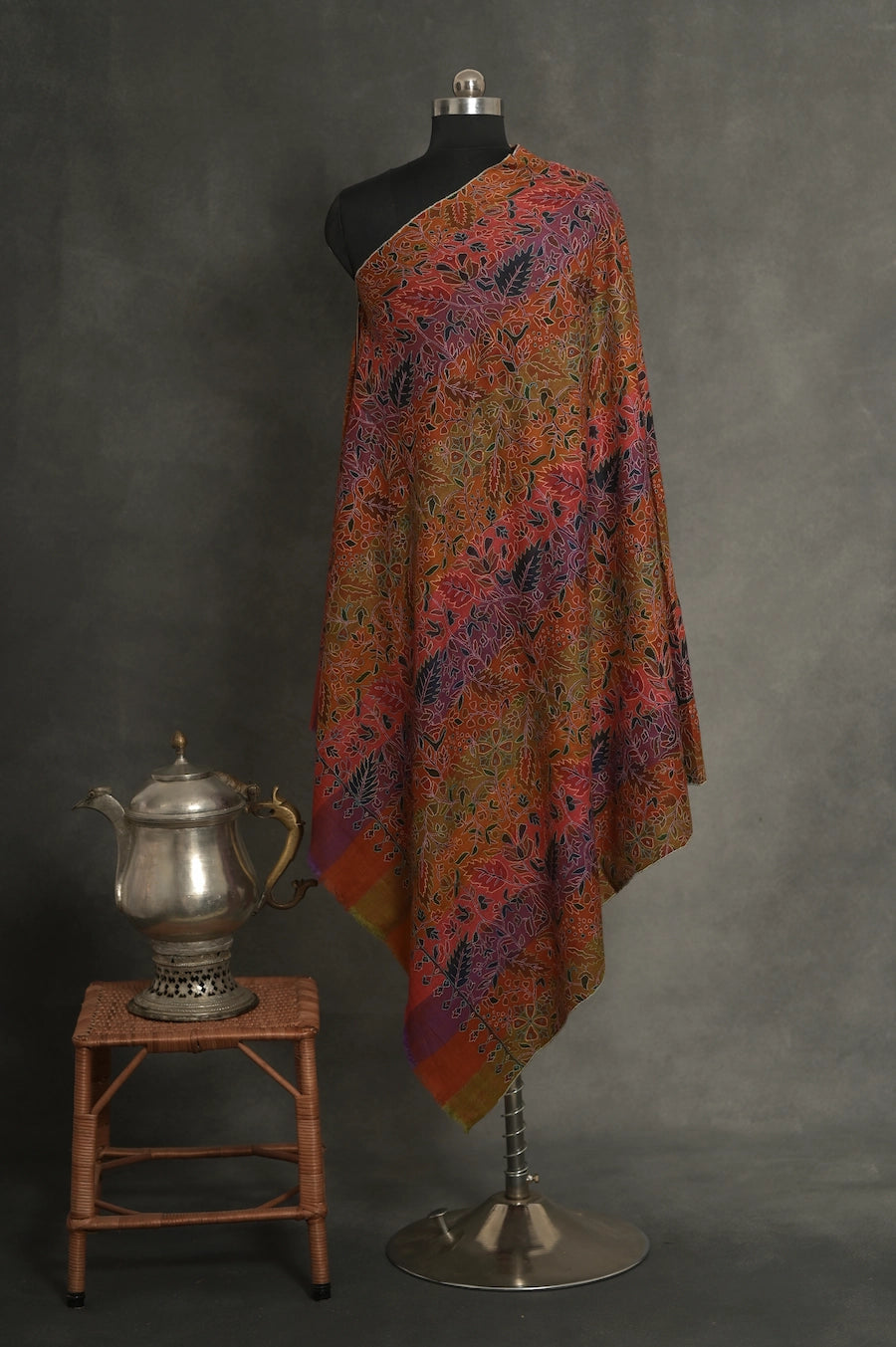 baraqah pure handmade pashmina shawl for women