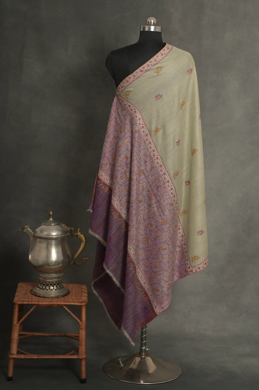 baraqah pure handmade cashmere shawl for women 