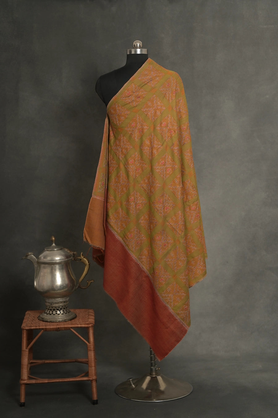baraqah pure handmade cashmere shawl for women 