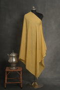 baraqah handmade pure pashmina light yellow color shawl for women 