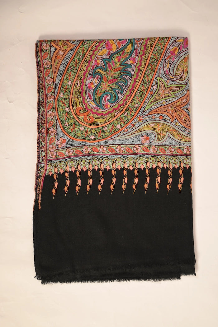 baraqah pure handmade pashmina shawl for women