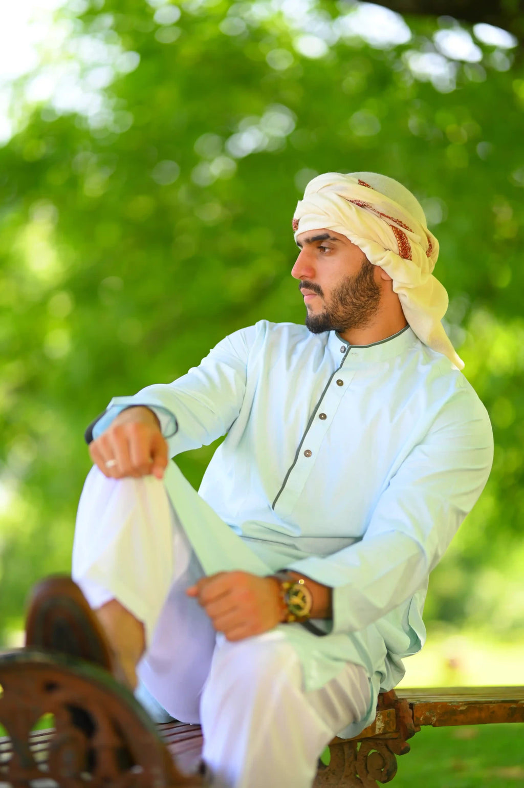 baraqah men white color summer kurta pajama 