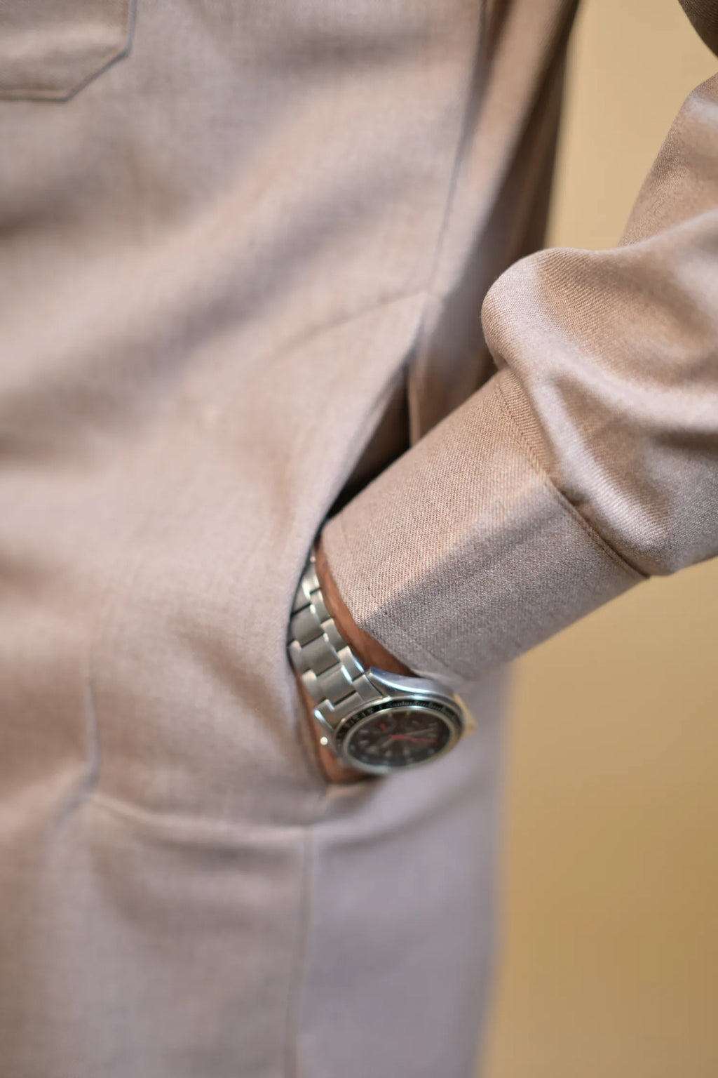 طقم بيجاما وقميص شتوي بلون الشاي الوردي