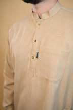 Beige Winter Kurta Pajama