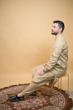 Beige Winter Kurta Pajama