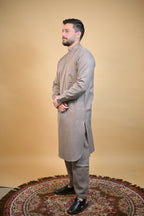 Light Brown Winter Kurta Pajama