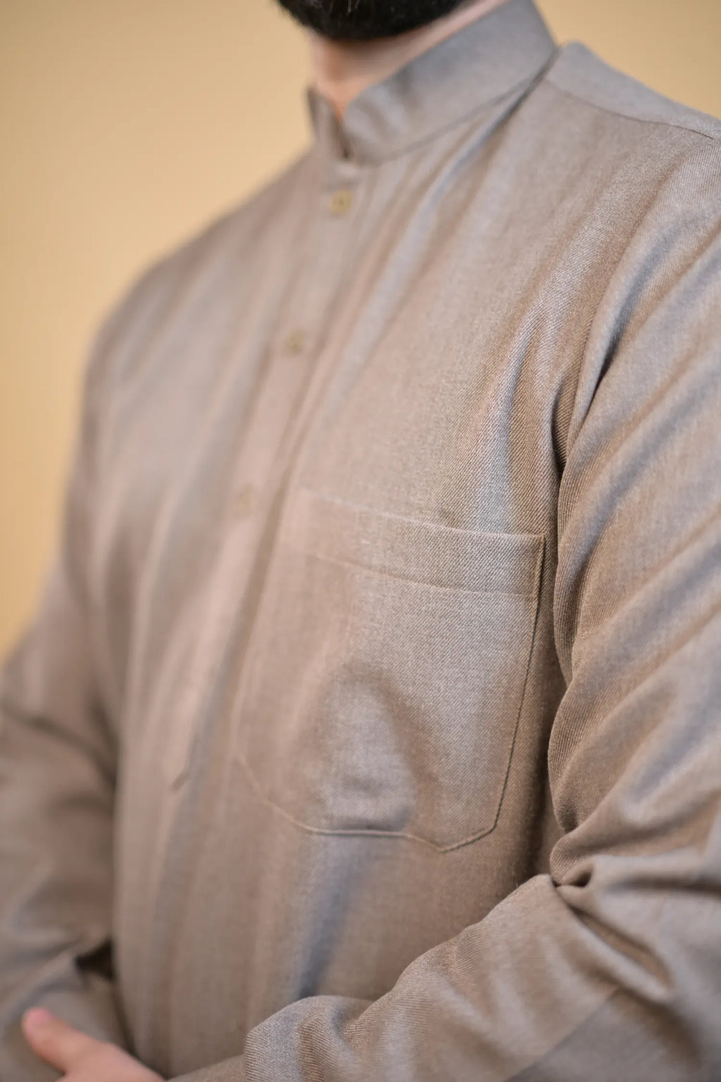 Light Brown Winter Kurta Pajama