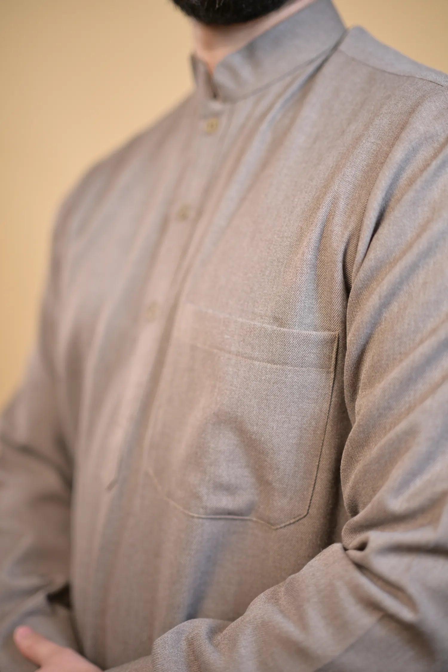 Light Brown Winter Kurta Pajama