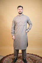Light Brown Winter Kurta Pajama