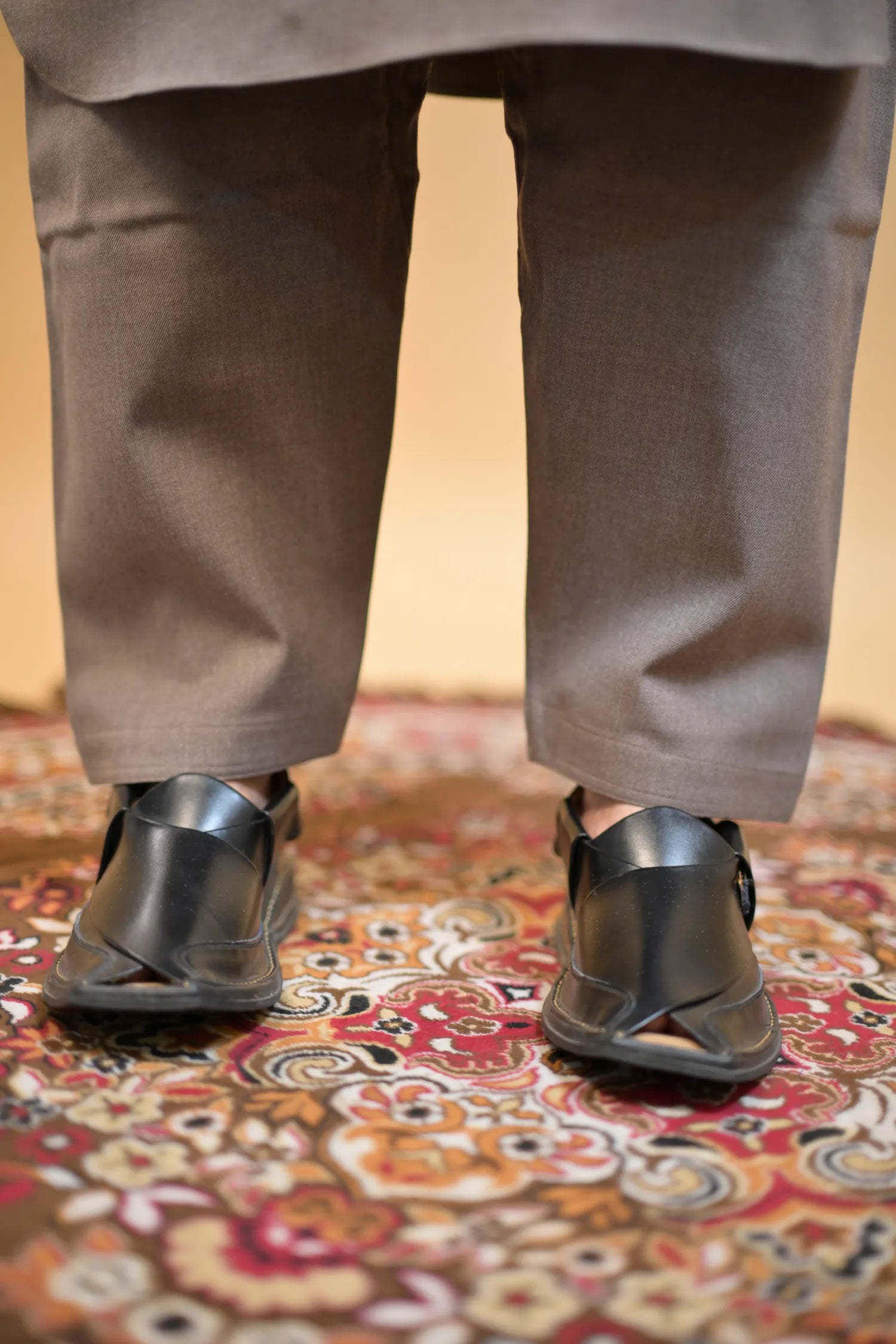 Light Brown Winter Kurta Pajama